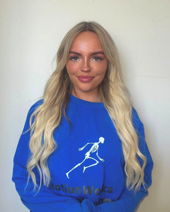 Kiera Raine, physiotherapist at MotionWorks.